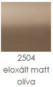 PROFILPLAST 451082504 ELOXÁLT ÍVES MATT OLIVA ÉLVÉDŐ 8 mm 2,5 M