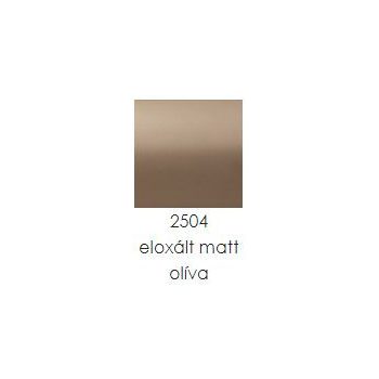   PROFILPLAST 451122504 ELOXÁLT ÍVES MATT OLIVA ÉLVÉDŐ 12,5 mm 2,5M
