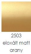 PROFILPLAST 451202503 ELOXÁLT SZÖGLETES MATT ARANY ÉLVÉDŐ 10 mm 2,5M