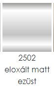 PROFILPLAST 451702502 ELOXÁLT MATT EZÜST BURKOLATVÁLTÓ 20 mm 2,5M