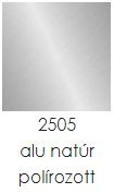 PROFILPLAST 451702505/142092 POLÍROZOTT BURKOLATVÁLTÓ 20 mm 2,5M