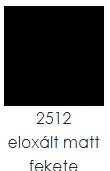 PROFILPLAST 451762512 MATT FEKETE BURKOLATVÁLTÓ 26 mm 2,5M