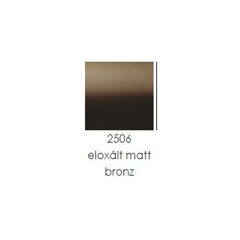   PROFILPLAST 452052506 ELOXÁLT MATT BRONZ SZÖGLETES LÉPCSŐ ÉLVÉDŐ 11 mm 2,5M