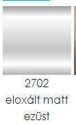 PROFILPLAST 452412702 ELOXÁLT MATT EZÜST SAROKÉLVÉDŐ 30x30 mm 2,7 M