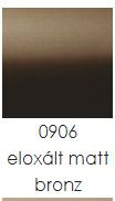 PROFILPLAST 454260906 ÖNTAPADÓS BURKOLAT VÁLTÓ 32 mm ELOXÁLT MATT BRONZ 0,9M