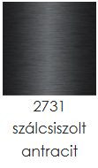 PROFILPLAST NOX PREMIUM 456042731 SZÁLCSISZOLT ANTRACIT DEKORCSÍK 20 mm 2,7 M