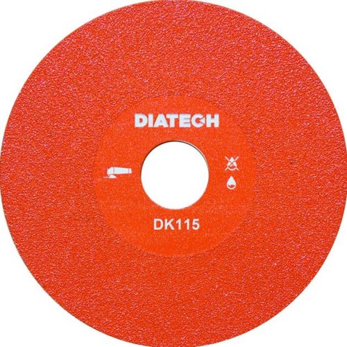 DIATECH DK 115 115x30X22,2 ÜVEGVÁGÓ KORONG PIROS