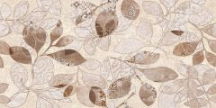 KAI EDEN LEAVES LIGHT BEIGE 25X50 FALBURKOLÓ DEKOR