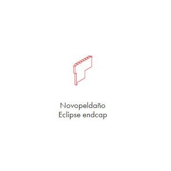   EMAC NOVOPELDANO ECLIPSE ALU SILVER-13 MATT LÉPCSŐÉLVÉDŐHÖZ VÉGZÁRÓ 10 MM
